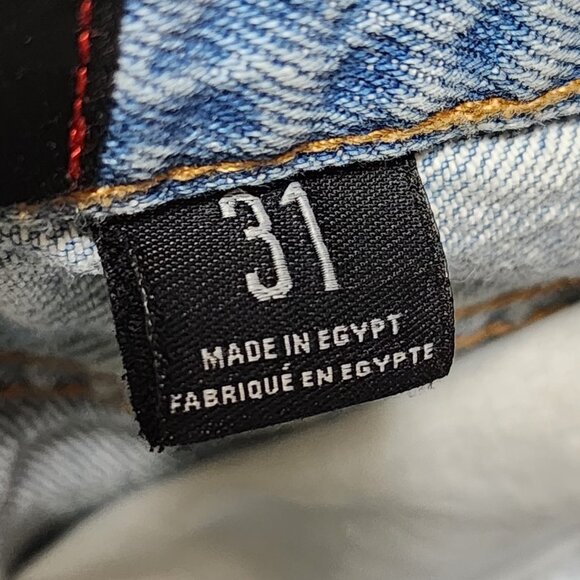 BDG Light Wash Stretch Denim High Rise 90's Bootcut Jeans - Picture 8 of 11